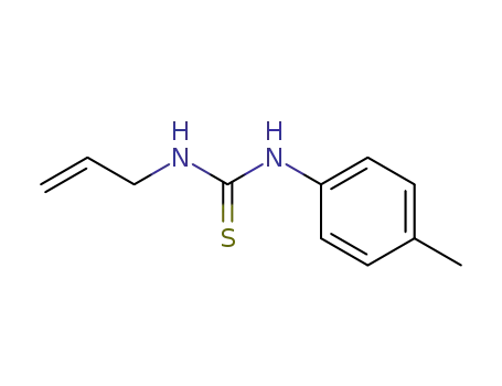Molecular Structure of 1205-89-6 (1-(4-methylphenyl)-3-prop-2-en-1-ylthiourea)