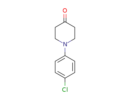 Molecular Structure of 113759-96-9 (1-(4-CHLORO-PHENYL)-PIPERIDIN-4-ONE)