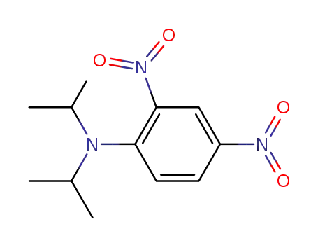 Molecular Structure of 67263-22-3 (Benzenamine, N,N-bis(1-methylethyl)-2,4-dinitro-)