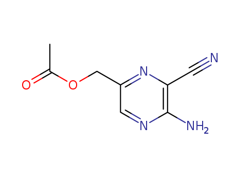 2-Pyrazinecarbonitrile,6-[(acetyloxy)methyl]-3-amino-