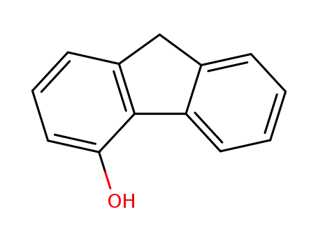 Molecular Structure of 28147-35-5 (9H-Fluoren-4-ol)