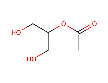 Molecular Structure of 100-78-7 (Glycerin 2-acetate)
