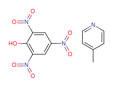 Molecular Structure of 20705-75-3 (Pyridine, 4-methyl-, compd. with 2,4,6-trinitrophenol (1:1))