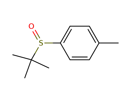 Molecular Structure of 49833-45-6 (tert-butyl 4-methylphenyl sulfoxide)