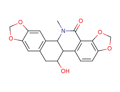 Molecular Structure of 548-10-7 (6-Oxochelidonine)