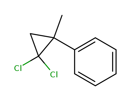 Molecular Structure of 3591-42-2 (2,2-Dichloro-1-methylcyclopropylbenzene)