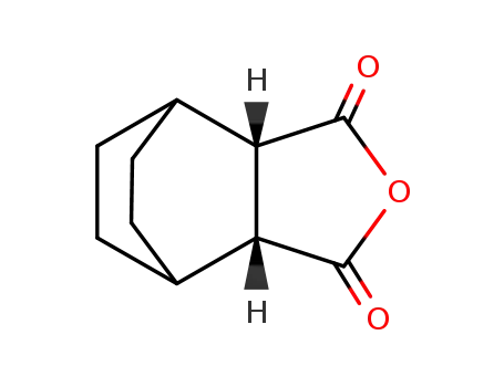 Molecular Structure of 7131-66-0 (Bicyclo<2.2.2>octane-2,3-di-exo-carboxylic anhydride)
