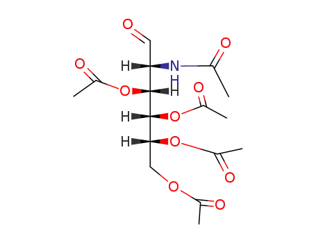 Molecular Structure of 53942-44-2 (3,4,5,6-tetra-O-acetyl-2-(acetylamino)-2-deoxyhexose)