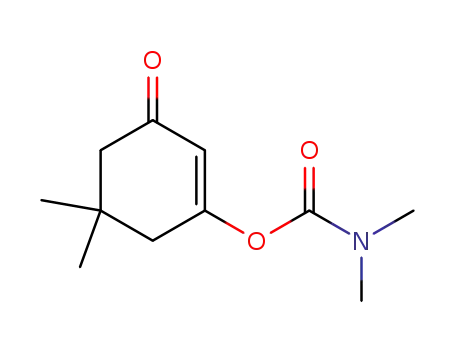 Molecular Structure of 122-15-6 (5,5-dimethyl-3-oxocyclohex-1-enyl dimethylcarbamate)