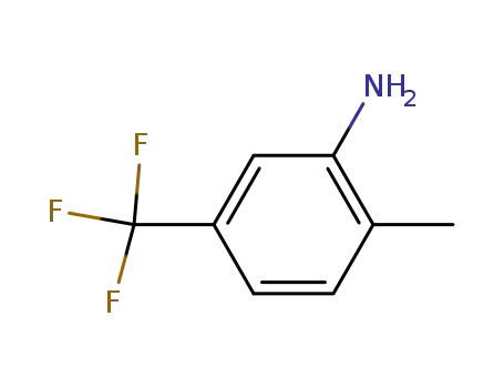 Molecular Structure of 25449-96-1 (3-AMINO-4-METHYLBENZOTRIFLUORIDE)