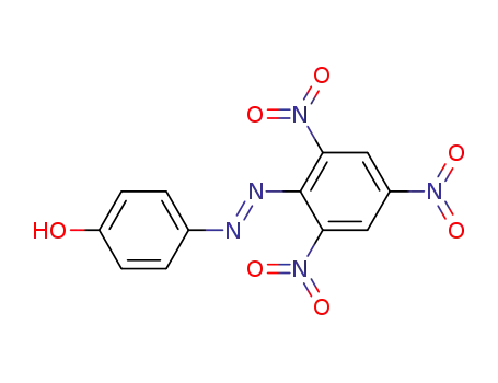 Molecular Structure of 55936-44-2 (Phenol, 4-[(2,4,6-trinitrophenyl)azo]-)