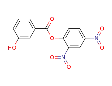 Molecular Structure of 104245-79-6 (Benzoic acid, 3-hydroxy-, 2,4-dinitrophenyl ester)
