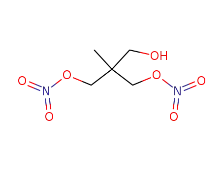 Molecular Structure of 84051-79-6 (1,1,1-Trimethylolethane dinitrate)