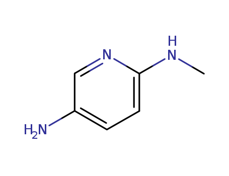 28020-36-2,N2-methylpyridine-2,5-diamine,Pyridine,5-amino-2-(methylamino)- (8CI); 3-Amino-6-(methylamino)pyridine;N-Methylpyridine-2,5-diamine; N2-(Methylamino)-5-aminopyridine;N2-Methyl-2,5-pyridinediamine