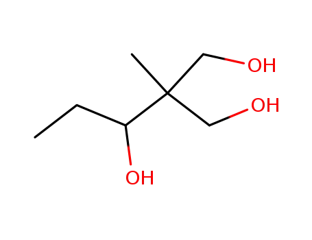 Molecular Structure of 100911-59-9 (2-hydroxymethyl-2-methyl-pentane-1,3-diol)