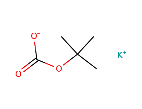 Molecular Structure of 39982-09-7 (Carbonic acid, mono(1,1-dimethylethyl) ester, potassium salt)