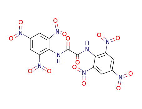Molecular Structure of 29135-62-4 (N,N'-Bis(2,4,6-trinitrophenyl)oxamide)