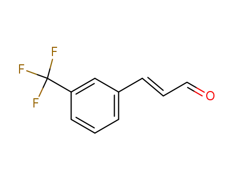Molecular Structure of 871543-59-8 (3-[3-(Trifluoromethyl)phenyl]-2-propenal)