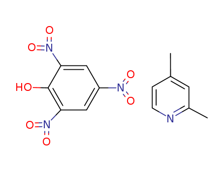 2,4-dimethylpyridine; 2,4,6-trinitrophenol cas  4846-51-9