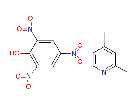 Molecular Structure of 4846-51-9 (2,4,6-trinitrophenol - 2,4-dimethylpyridine (1:1))