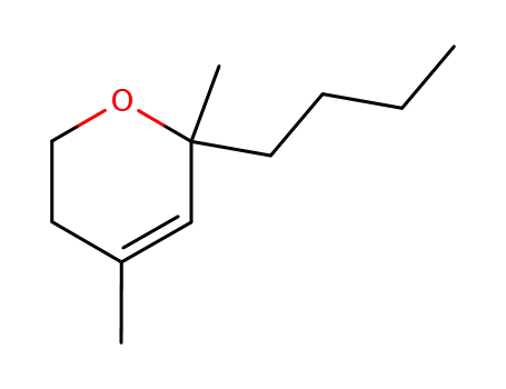 Molecular Structure of 62062-85-5 (2-butyl-5,6-dihydro-2,4-dimethyl-2H-pyran)