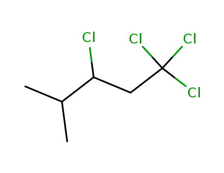 Molecular Structure of 62103-09-7 (1,1,1,3-tetrachloro-4-methylpentane)
