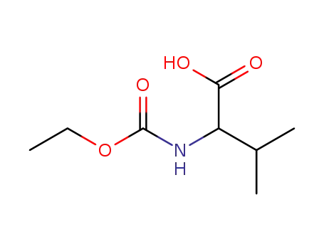 Molecular Structure of 111421-95-5 (DL-Valine, N-(ethoxycarbonyl)-)