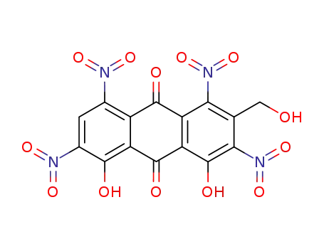 4,5-Dihydroxy-2-hydroxymethyl-1,3,6,8-tetranitroanthraquinone