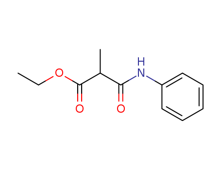 Propanoic acid, 2-methyl-3-oxo-3-(phenylamino)-, ethyl ester