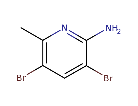 2-Amino-3,5-dibromo-6-methylpyridine cas  91872-10-5