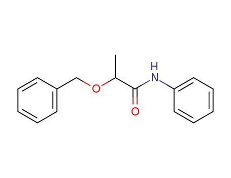 Molecular Structure of 7462-58-0 (2-(benzyloxy)-N-phenylpropanamide)