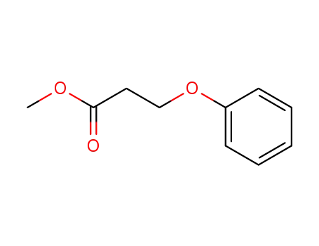 Molecular Structure of 7497-89-4 (3-PHENOXY PROPANOIC ACID METHYL ESTER)
