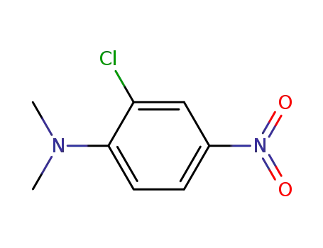 Molecular Structure of 6213-19-0 (2-CHLORO-N,N-DIMETHYL-4-NITROANILINE)