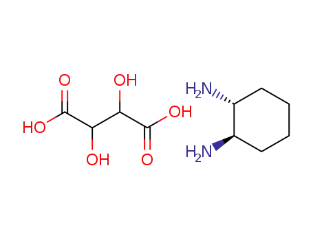 Molecular Structure of 39961-95-0 ((1R,2R)-(+)-1,2-Diaminocyclohexane L-tartrate)