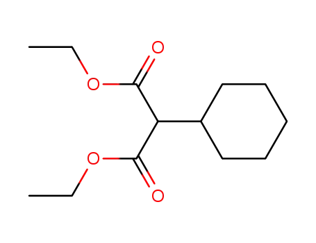 Molecular Structure of 2163-44-2 (Diethyl 2-cyclohexylpropanedioate)