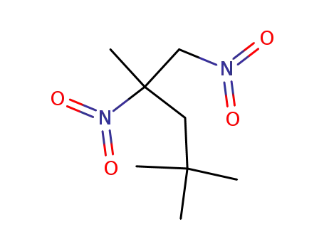 Molecular Structure of 59550-05-9 (Pentane, 2,4,4-trimethyl-1,2-dinitro-)
