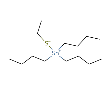 Molecular Structure of 23716-85-0 (ethyl tributyltin sulfide)
