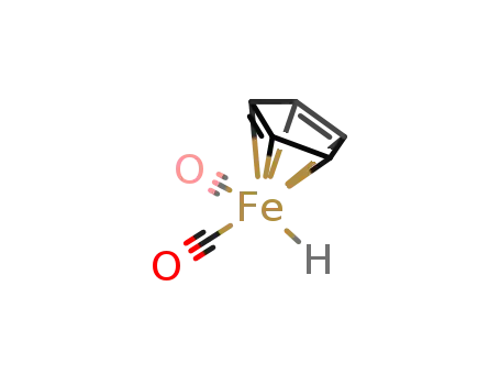 Molecular Structure of 35913-82-7 (cyclopentadienylirondicarbonyl hydride)
