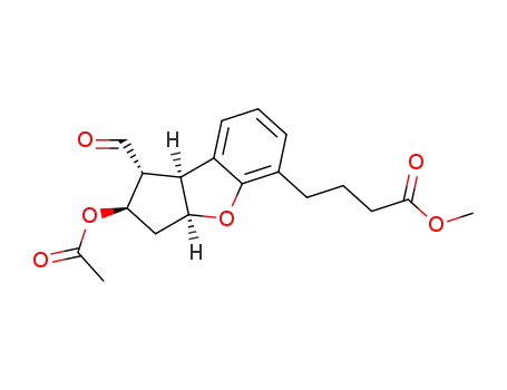 4-((1R,2R,3aS,8bS)-2-Acetoxy-1-formyl-2,3,3a,8b-tetrahydro-1H-benzo[b]cyclopenta[d]furan-5-yl)-butyric acid methyl ester