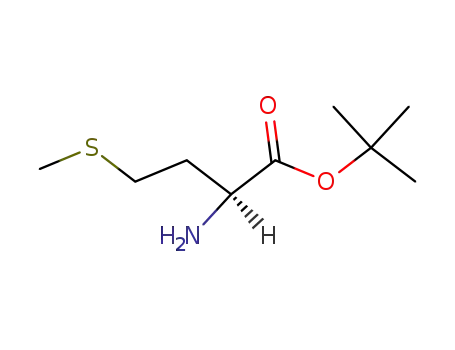 Molecular Structure of 4976-72-1 (L-Methionine, 1,1-dimethylethyl ester)
