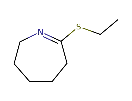 Molecular Structure of 85028-07-5 (7-ethylsulfanyl-3,4,5,6-tetrahydro-2<i>H</i>-azepine)