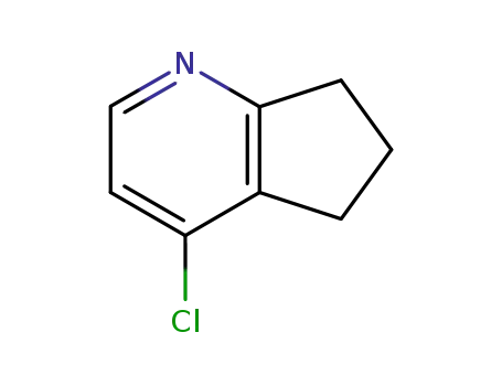 Molecular Structure of 54664-55-0 (5H-Cyclopenta[b]pyridine, 4-chloro-6,7-dihydro-)