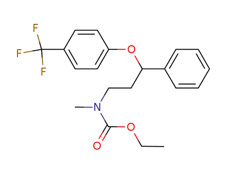 Molecular Structure of 204704-95-0 (Ethyl N-methyl-N-[3-phenyl-3-[4-(trifluoromethyl)phenoxy]propyl]carbamate)