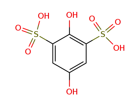 Molecular Structure of 81010-88-0 (2,5-dihydroxy-benzene-1,3-disulfonic acid)