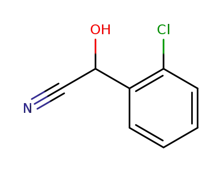 Molecular Structure of 13312-84-0 (Benzeneacetonitrile, 2-chloro-a-hydroxy-)