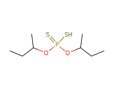 Molecular Structure of 107-55-1 (O,O-di-sec-butyl hydrogen dithiophosphate)