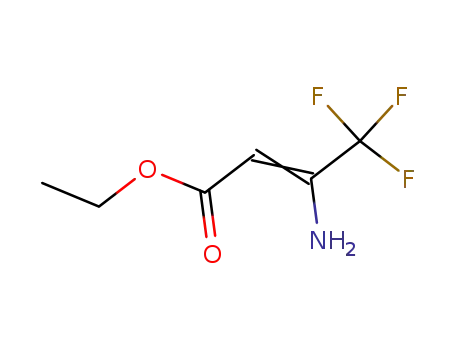 Molecular Structure of 372-29-2 (Ethyl 3-amino-4,4,4-trifluorocrotonate)