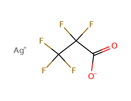 Propanoic acid,2,2,3,3,3-pentafluoro-, silver(1+) salt (1:1) cas  509-09-1