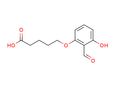 Pentanoic acid, 5-(2-formyl-3-hydroxyphenoxy)-