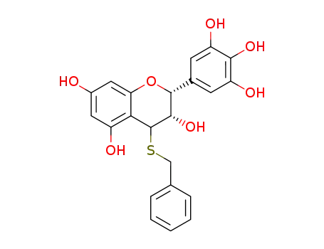 Molecular Structure of 220886-22-6 (epigallocatechin-4-benzylthioether)